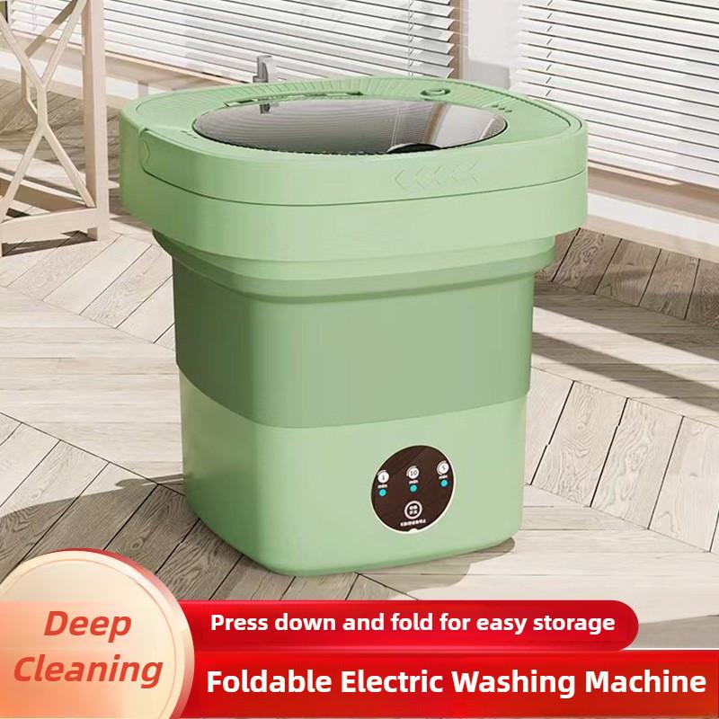 11L Large Capacity Fully Automatic Foldable Electric Washing Machine Small Portable Underwear Elution Integration Machine