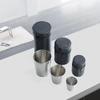 4Pcs Outdoor Travel Stainless Steel Cups Mini Glasses for Whisky Wine with Case Portable Drinkware 30ml/70ml/170ml 2025