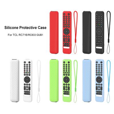 Silicone Remote Case for TCL RC716/RC833 GUB1 Protective Controller Sleeve Skin Anti-Drop Remote Protective Case Silicone Sleeve