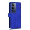 For vivo Y19s 4G Leather Case Skin-Feel Anti-Drop Wallet Flip Phone Cover