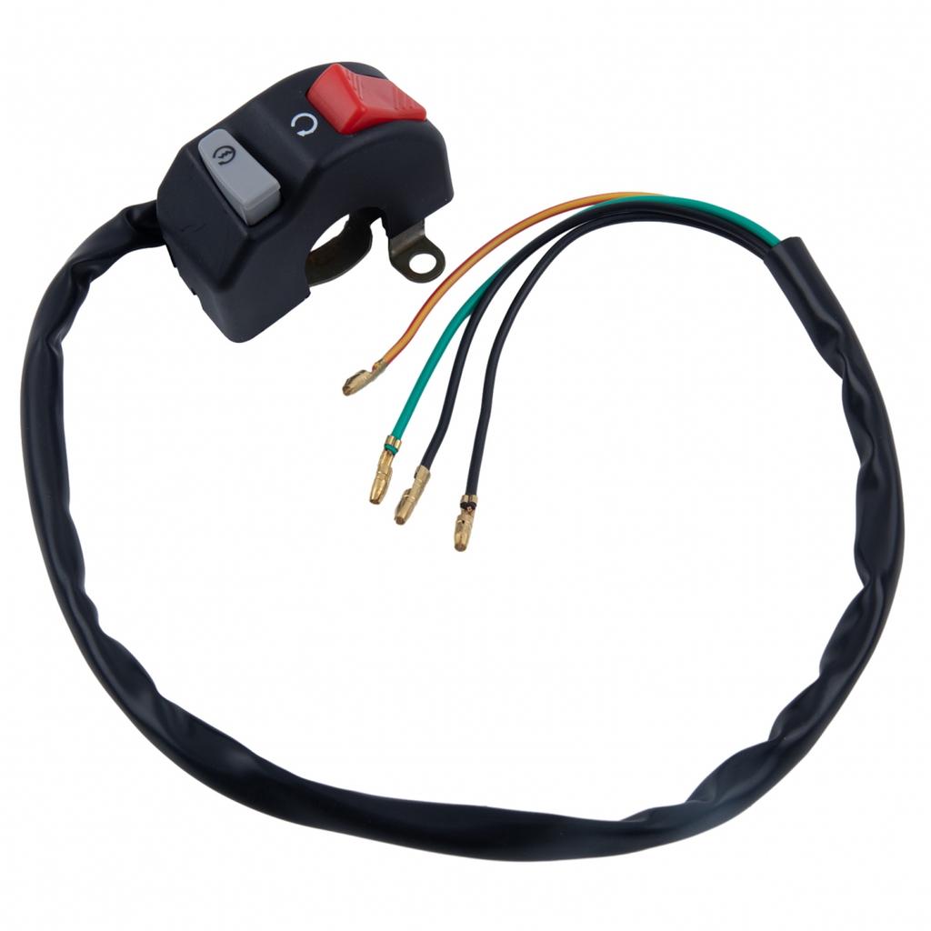 12V Handlebar Switch Motorbike ATV 7/8" Motorcycle Start Kit High Quality