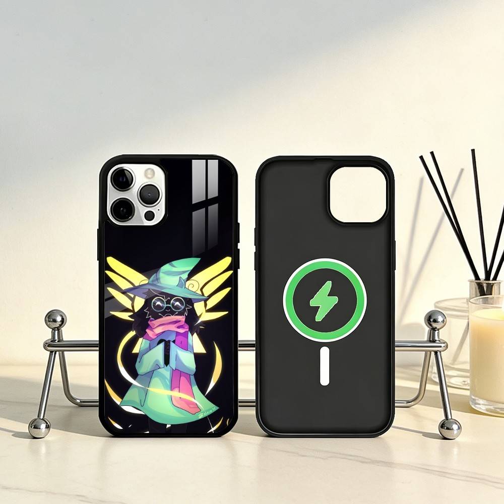Game D-Deltarune Ralsei Telefoonhoesje Voor iPhone17,16,15,14,13,12,11 Plus,Pro Max Magnetisch Voor Magsafe Draadloos Opladen