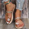 Fashion Women Summer Flat Rhinestone Flower Beach Slippers Comfy Clip Toe Lady Flat Beach Sandals Casual Female Flip Flops Zapatos Mujer