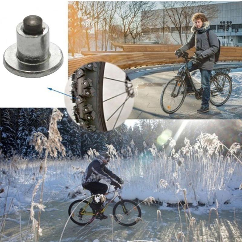 Däck Halkskyddsdubbar för Motorcykel Cykel Bil Lastbilar Cykel Skosulor Snö Legeringsspikar Universella Vinter Snödubbar Däckklossar