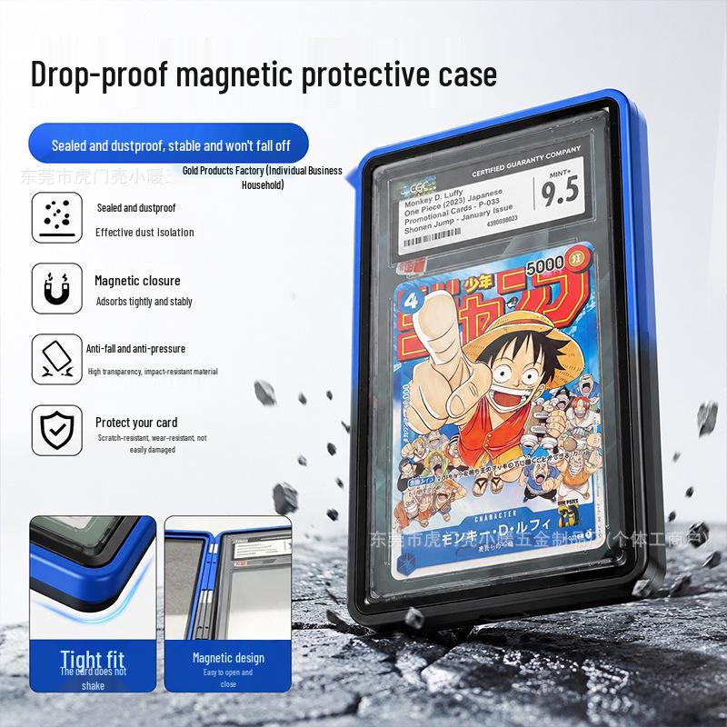 PSA Graded Card Magnetic Case, Drop & Dust Proof, Strong Magnetic Cover for Pokemon Card Collection