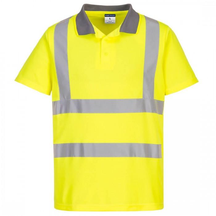 

Portwest Unisex Adult Hi-Vis Polo Shirt (Pack of 6) L жовтий