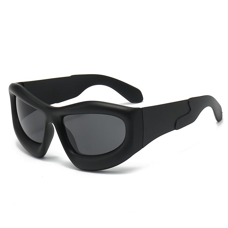 

Y2K Sunglasses, Fashion Future Catwalk Hip-Hop Punk Sunglasses, Riding Sunshade Big Glasses