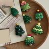 New Year Party Decorations 7Pcs/Set Mini Christmas Tree Refrigerator Magnet, Xmas Shape Festive Accessories Fridge Decorative Magnet for Whiteboard