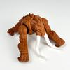 Mammut Terrestre Stampato in 3D Giocattolo Articolato Mobile Animale di Simulazione Modello di Mammut Decorazione per la Casa Ornamenti per Ufficio Collezioni per Ragazzi Regali