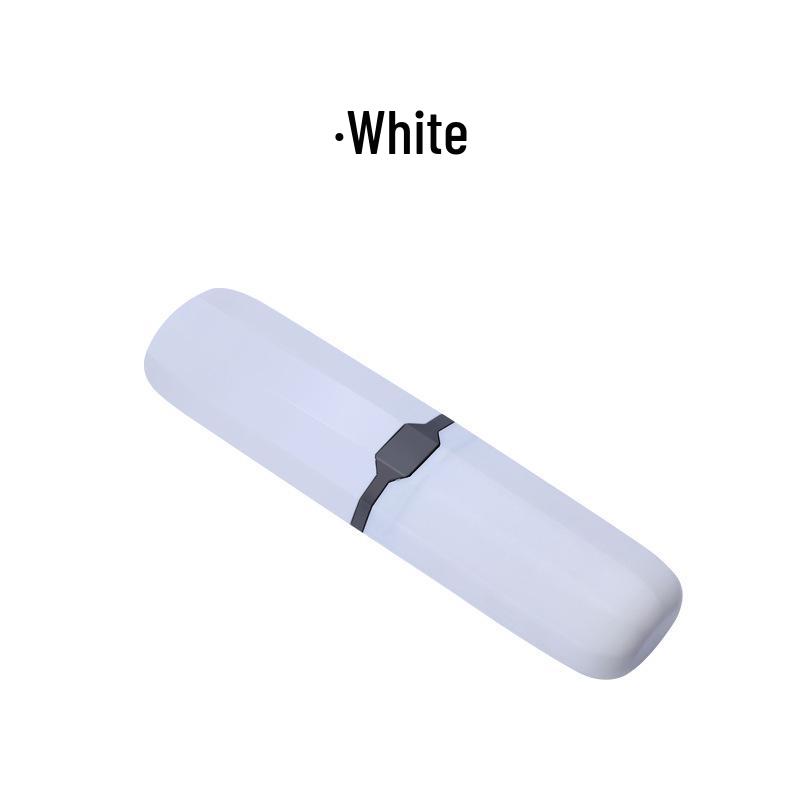 

Портативный дорожный футляр для зубной щетки - Пыленепроницаемый пластиковый держатель для студентов и общежитий белый