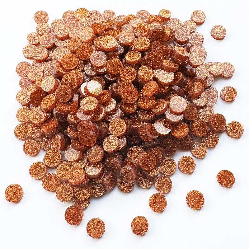 200g Bunte Runde Acryl-Mosaiksteine für DIY-Kunstprojekte