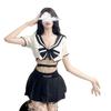 Temptation Schoolgirl Cosplay Lingerie Set: JK Uniform, Short Skirt, Swimsuit, Sweet & Playful