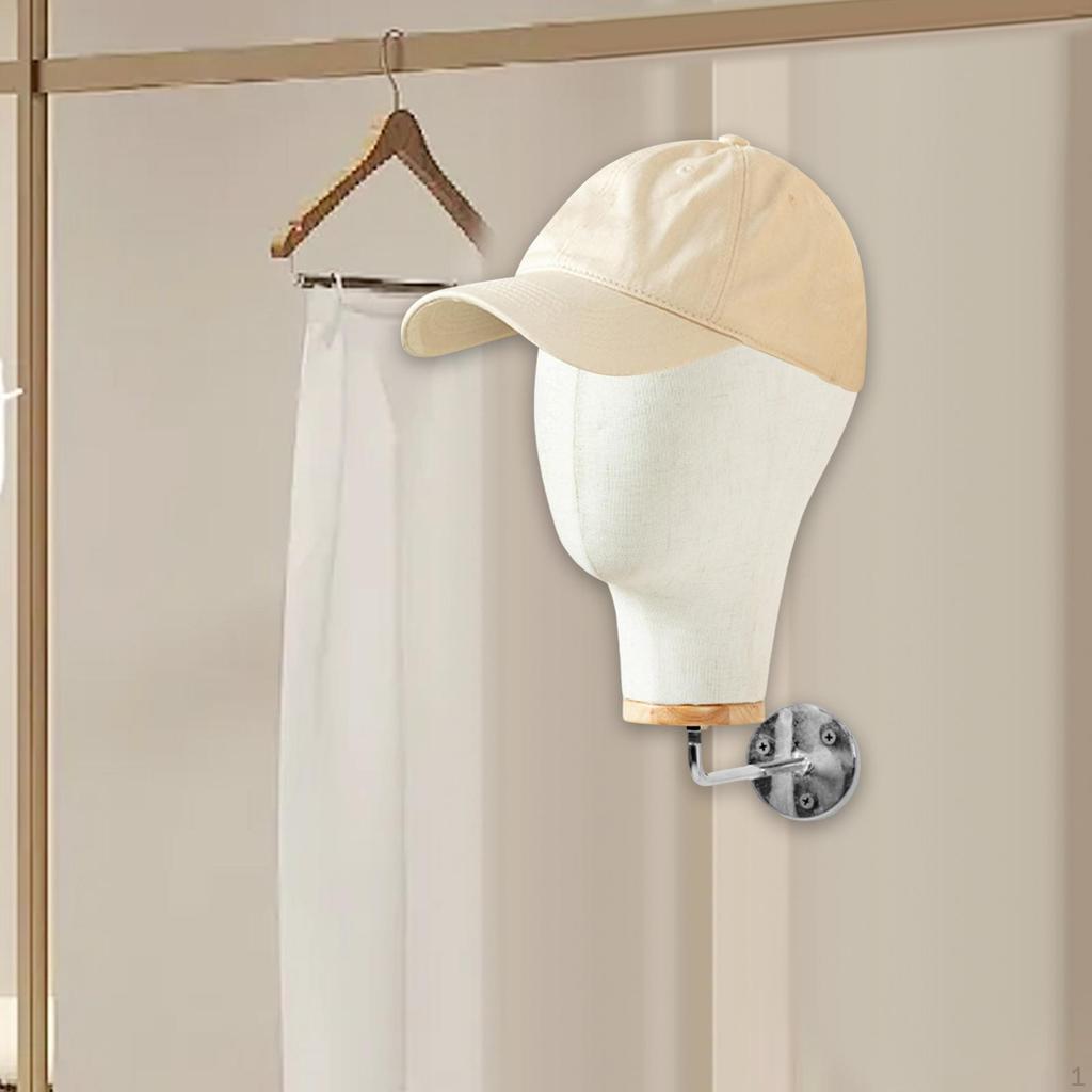 Canvas Mannequin Head Display for Wigs And Hats In Home Or Salon
