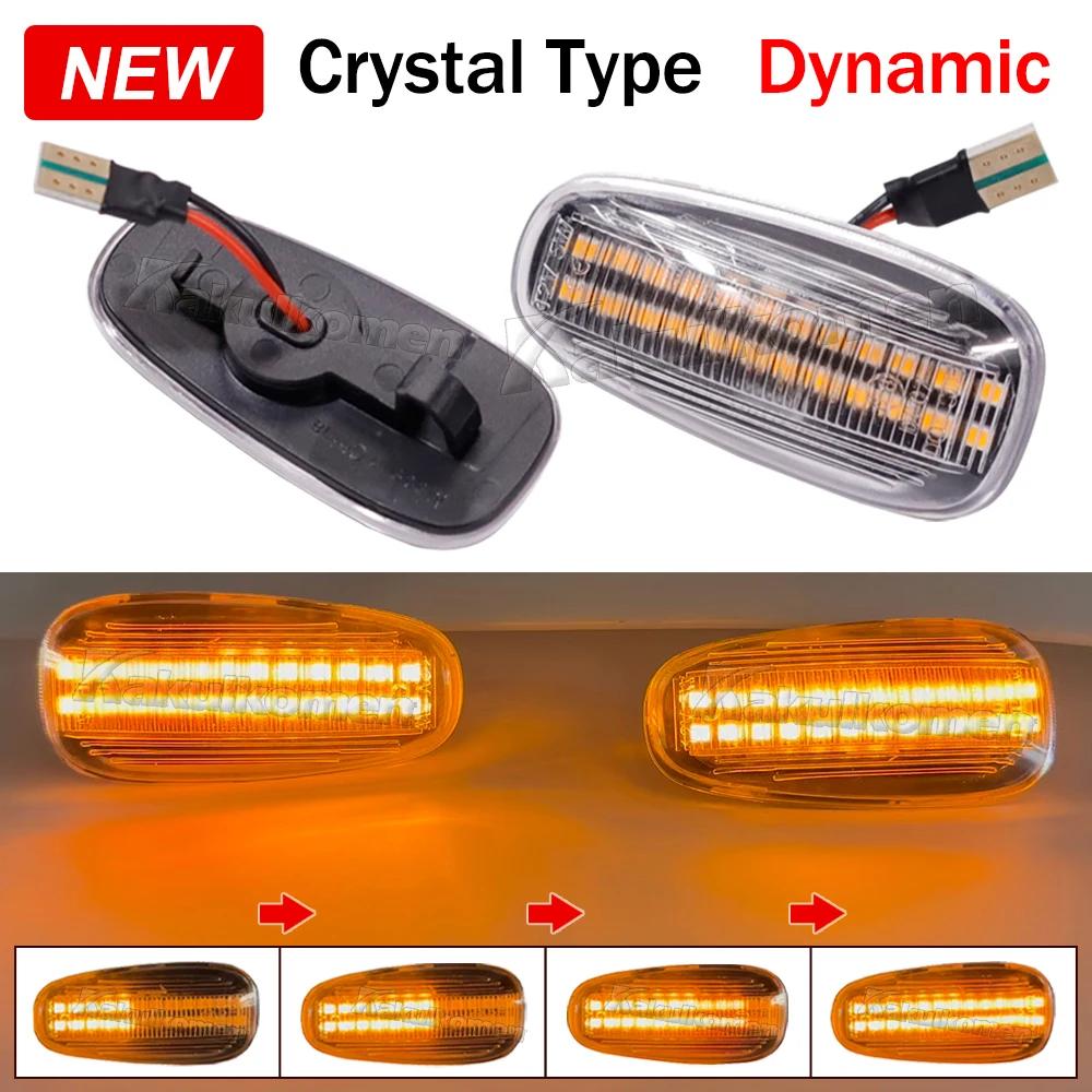

Dynamic LED Fender Turn Signal For Opel Astra G 1998-2009 Zafira A 1999-2005 Side Marker Lights lamps 2000 2001 2002 2003 2004 Dynamic Crystal 2
