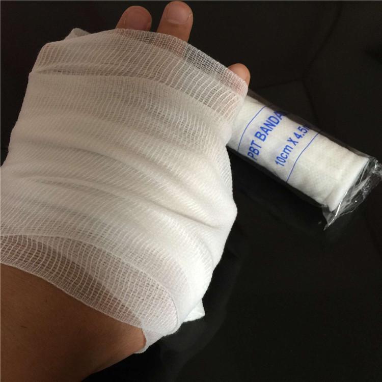 Elastic Mesh Bandage Roll: Breathable Wound Support and Fixation for Ankle