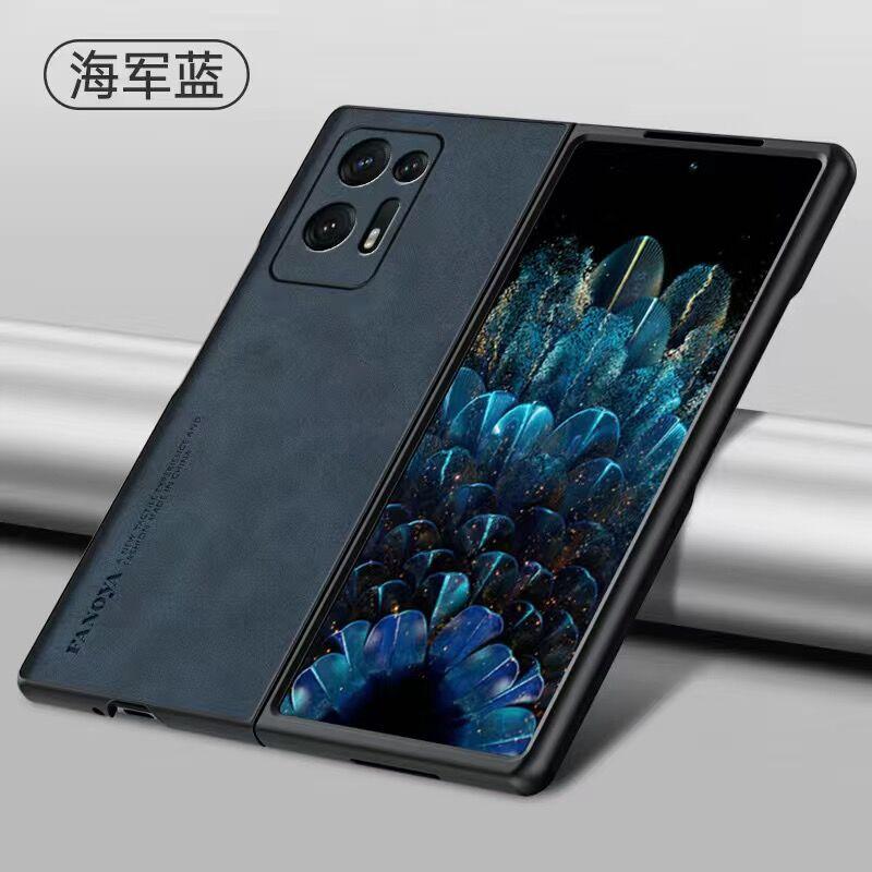 Luxury Leather Case For OPPO Find N2 Case Soft Silicone Protection Phone Cover For Find N 2 5G Capa Funda Coque Stylish Bumper