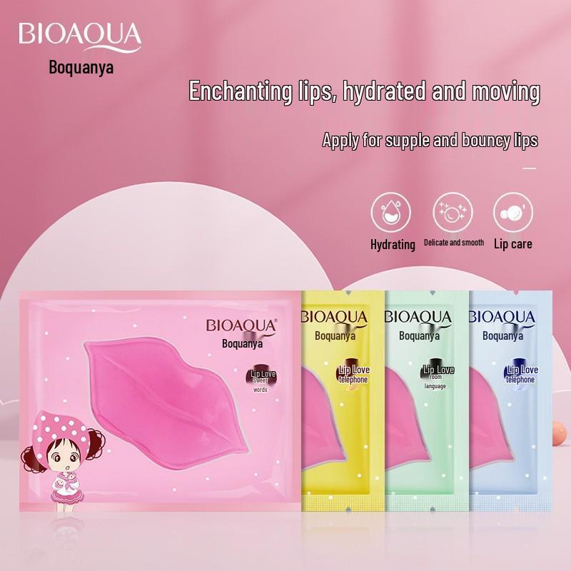 BIOAQUA Collagen Lip Mask: Hydrating & Nourishing Care to Smooth Lip Lines.
