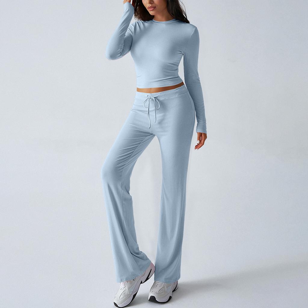 Two Piece Sets For Women Casual Loose Long Sleeve Shirts And High Waisted Drawstring Shorts Tracksuit Fall Outfits
