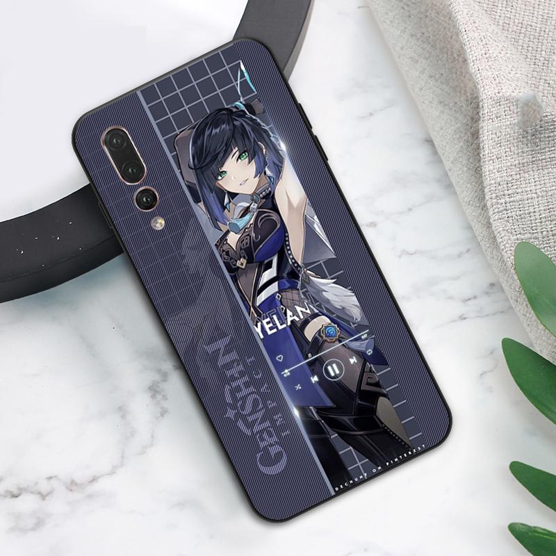 Yelan Genshin Impact Hülle Für Huawei Nova Y73 Y72 Y70 Y90 Y60 Y61 Y91 12s 12i 11i 8i 9 10 SE P40 Lite P60 P30 Pro