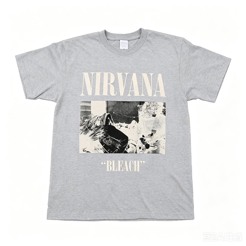 Nirvana Rock Band Paradise Lost Lincoln Park Vintage American Style Black LongSleeved ShortSleeved TShirt For Unisex