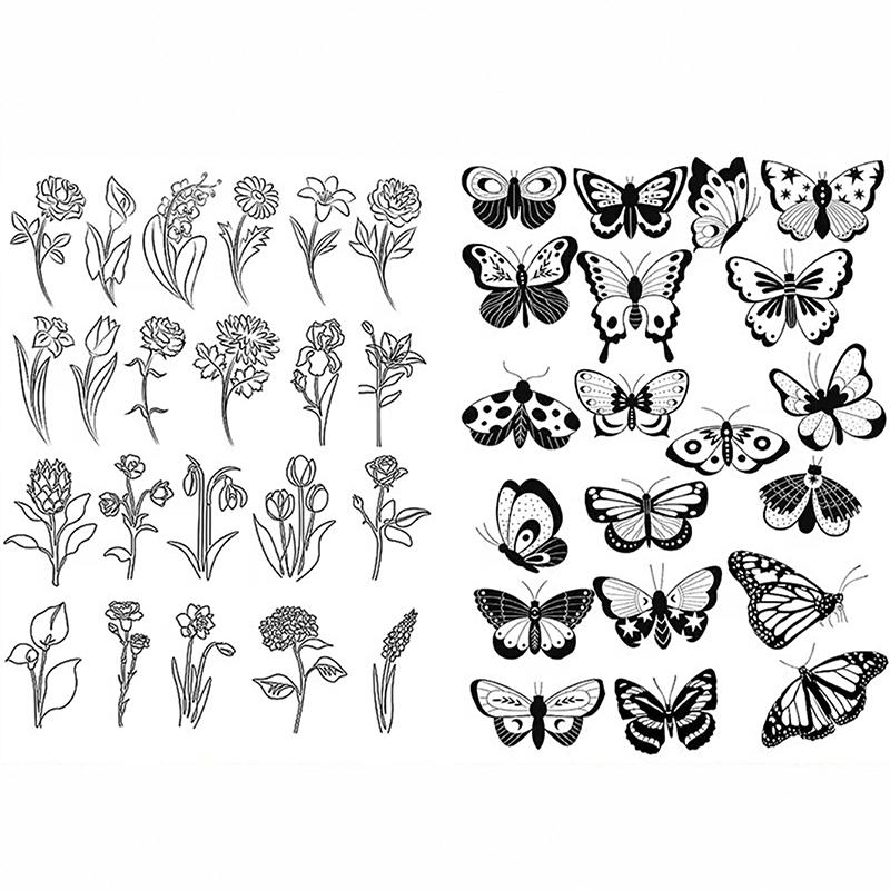 2pcs Embroidery Paper Water Soluble Stabilizer Paper for Embroidery Crafts Cross Stitch DIY Handmade Clothes Sewing Accessories