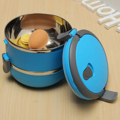 Stainless Steel Bento Lunch Box Lunch Box with 2 Compartments for Students Workers Business Men