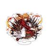 Anime Rurouni Kenshin Stand Action Figure HIMURA KENSHIN Tomoe Yukishiro Acrylic Standing Model Plate Holder Cosplay Collection