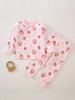 Baby Cotton Sleepwear Set With Shoulder Buttons Nonslip Comfortable Indoor Wear