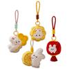 Soft Cute Plush Hanging Decoration Versatile Rabbit Keychain  Mid-Autumn Festival