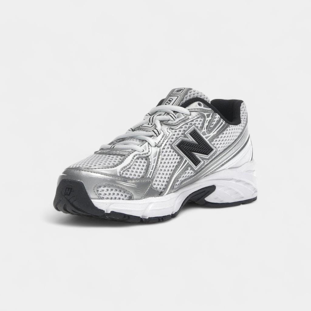 New Balance 740 White Silver Metallic Navy