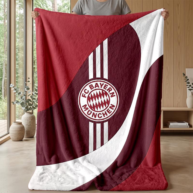 Bayern Munich Soft Flannel Fleece Blanket Lightweight Cozy Warm Throw Blanket For Sofa Bed Home Decor