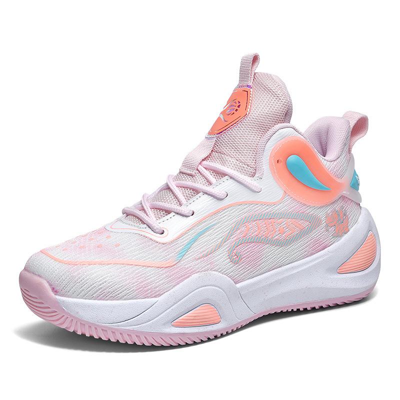 Neue Basketballschuhe Stiefel Schüler Sportschuh Laufschuh Junge Mittelschüler Echter Kampf Zementboden Sneaker Herren