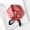 New 100% Natural Real Silk Scarf Fashion Women Summer Beach Small 53*53cm Neck Scarves Shawl Bandana Hijab Pashmina Poncho 2026