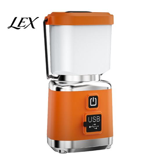 Portable LED Lantern Camping Light with 4 Lighting Modes, USB-C Rechargeable Tent High Lumen Lamp, Stepless Dimming for Outdoor Hiking Emergency