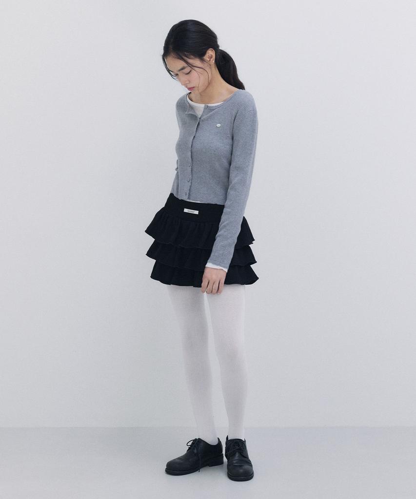 ROLAROLA Nubasic Frill Mini Skirt Black
