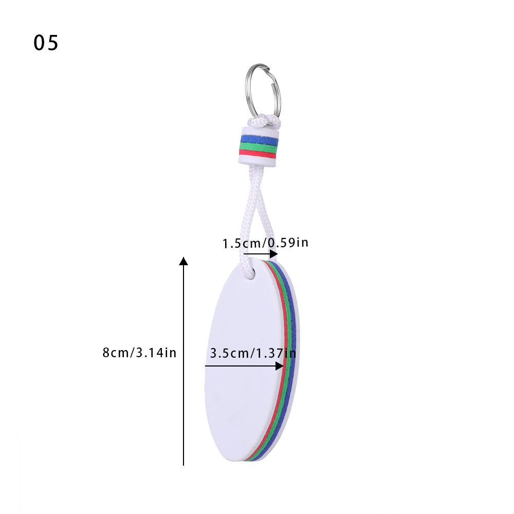 Rowing Inflatable Boats Pool Parts Key Pendant Water Floating Keychain Sailing Fishing Keyring