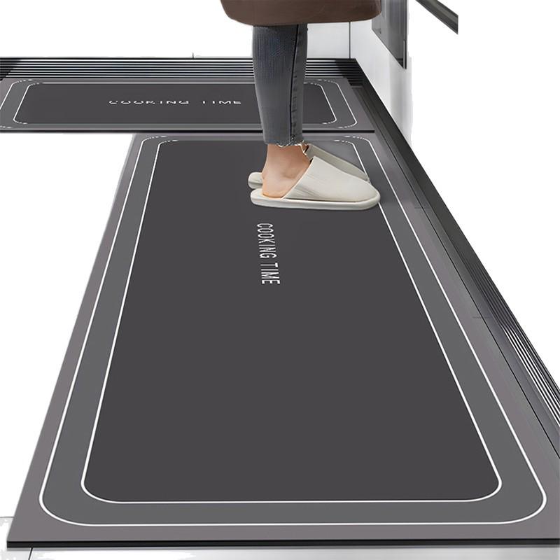 Temu Retro-Muster Diatomeenerde Bodenmatte: Ölbeständige, Wasserabsorbierende, Schnelltrocknende, Leicht zu reinigende Fußmatte