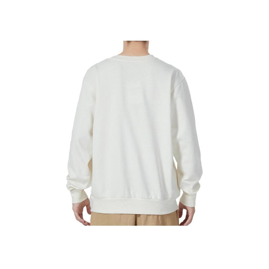 Nike Solid Breathable Crew Neck Sweatshirt Men Tops White DQ5821-027