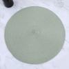 38cm Round Braided Tableware Mat Washable Anti Slip Dining Table Bowl Placemats Heat-Resistant Drink Cup Pad Coasters Home Decor
