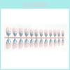 White Cloud Design False Nail Stickers Gel Jelly Style Ballet Type X9