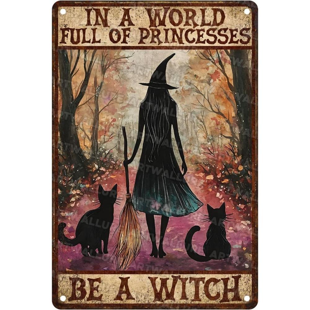 Halloween Poster On the Wall, Metal Plaque 20x30cm