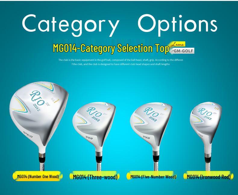 PGM Women's Titanium Alloy Golf Driver with Carbon Shaft
