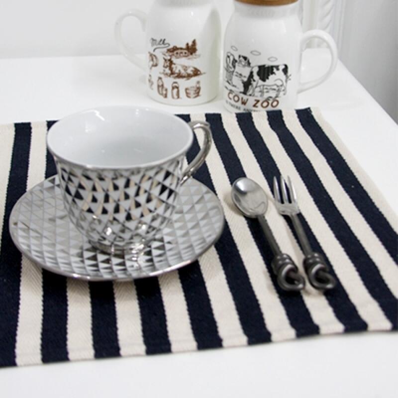 Skinny Marine Look Table Mat 2 Colors Navy (photo color)