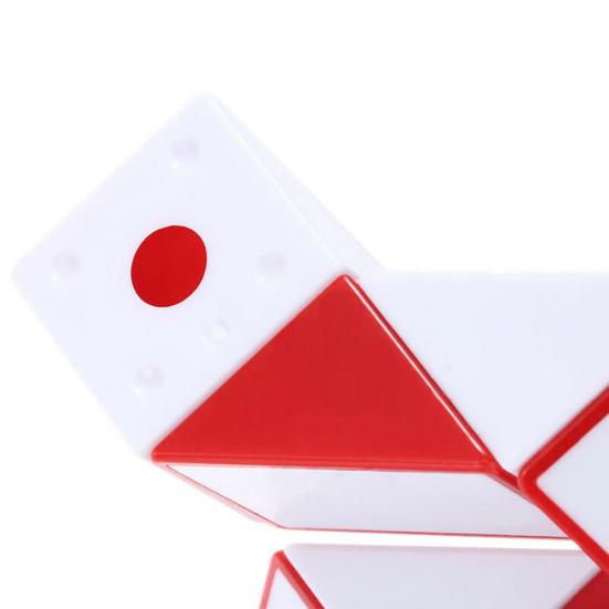 Children Snake Shape 3D Magic Cubes Twist Puzzle Game Brain Teaser Toy Gift