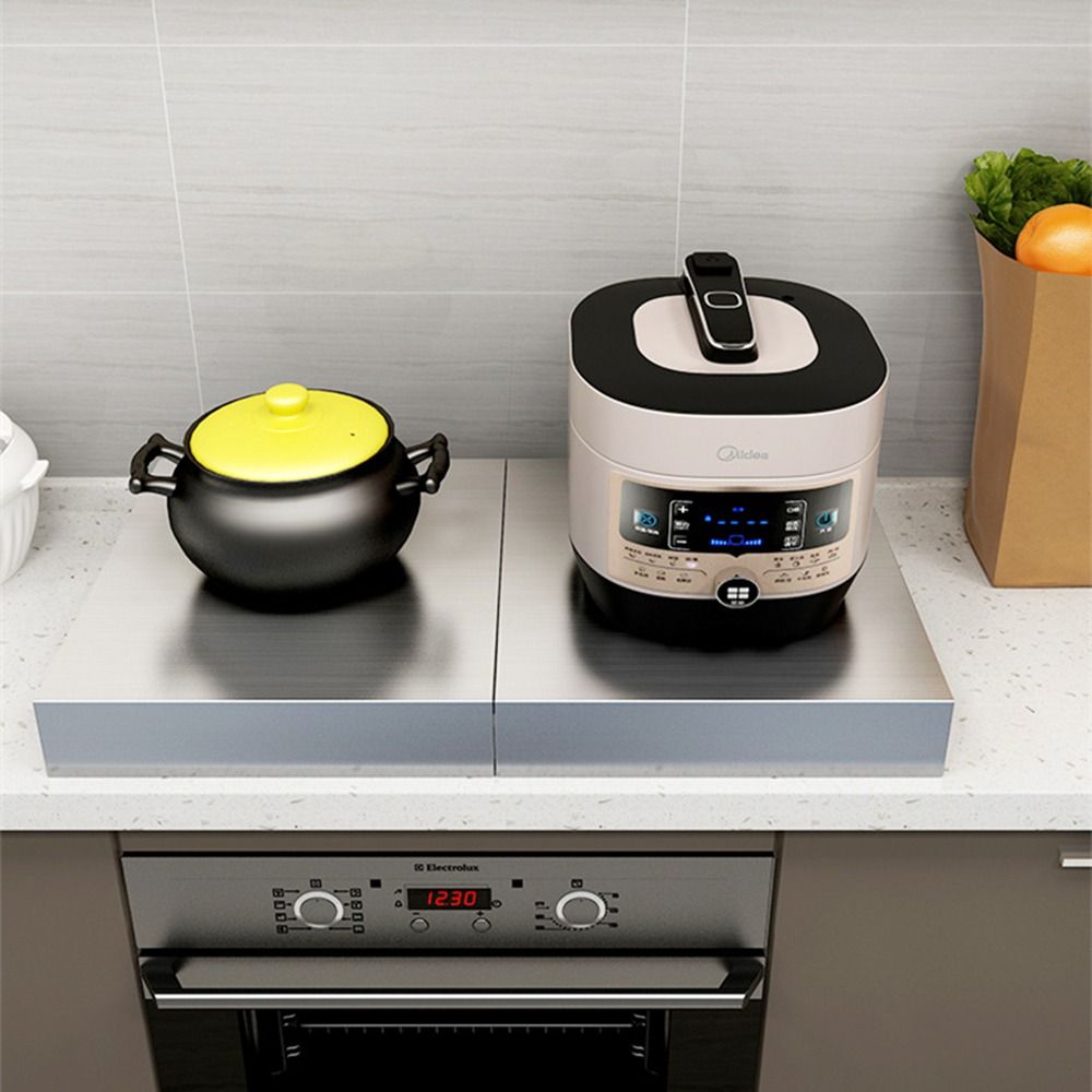 Stainless Steel Stove Top Cover Anti-rust Kitchen Storage Rack  Induction Cooker Support