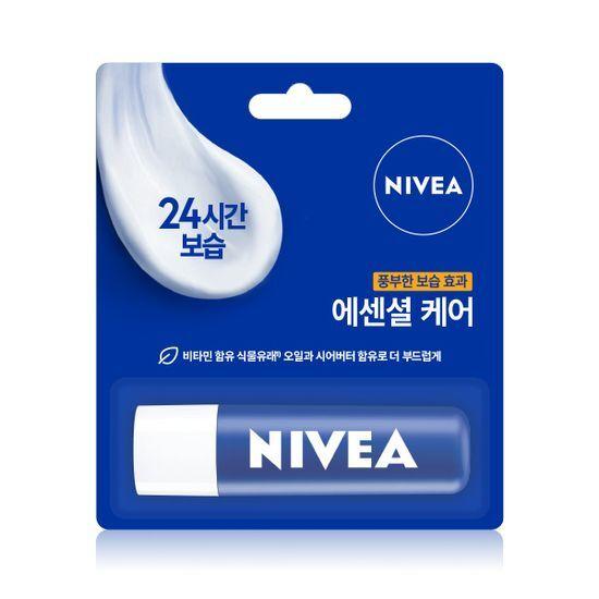 Nivea Basic Lip Care 4.8g (Choose 1 of 3 Types) (Essential/Moisture/For Men)