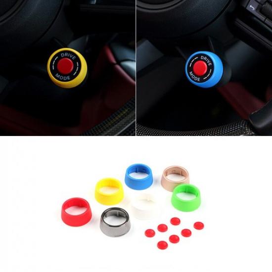 1x Colorful ABS Car Steering Wheel SC Knob Upgrade Change For Porsche 718 Macan