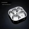 Lijia 304 Stainless Steel 5-Compartment Meal Tray