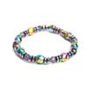 Black Titanium-Germanium Beaded Bracelet for Men & Women - Stylish European & American Design
