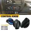 3* Control Knobs Heater A/C Control Middle Fan Speed For Jeep Wrangler 1999-2006